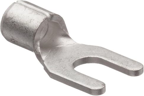 Morris Products 11516 Spade Terminal, Non Insulated, 22-16 Wire Size, 8 Stud Size, 100-Pack in Saudi Arabia