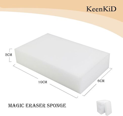 50 Pcs/lot Magic Sponges Cleaning Eraser Melamine Sponge Foam Pads,Multi-Functional Household Cleaning Kitchen Dish Sponge 100x60x20mm (50) in Saudi Arabia