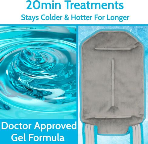 Arctic Flex Ice Pack for Back Pain Relief - Gel Wrap for Injuries Reusable and Lower Back - Large Compression Therapy Pad - Freezable Hot & Cold - Soft Compress for Elbow, Shoulder, Stomach, Neck in Saudi Arabia