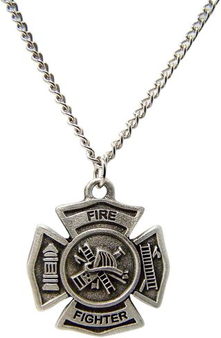 SINGER Spiritual Expressions Pewter Medal for EMS, Military, and Police (Firefighter's Cross) in Saudi Arabia