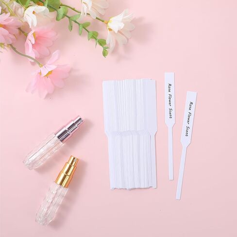 100 Pcs Perfume Tester Strips Disposable Fragrance Tester Strips White Blotter Paper Perfume Test Strips Perfume Making Supplies Scents Essential Oils Aromatherapy Testing13 X 1,2cm in Saudi Arabia