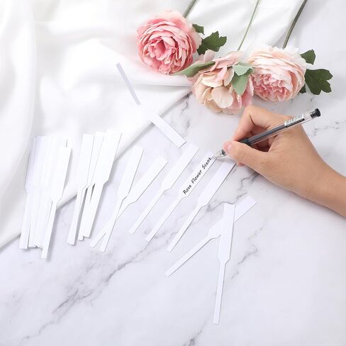 100 Pcs Perfume Tester Strips Disposable Fragrance Tester Strips White Blotter Paper Perfume Test Strips Perfume Making Supplies Scents Essential Oils Aromatherapy Testing13 X 1,2cm in Saudi Arabia