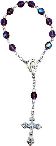 Vatican Imports Beautiful One Decade Rosary (Purple) in Saudi Arabia