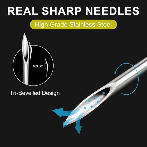 20 إبرة مقاس 1.5 بوصة، مستلزمات مختبرية للاستعمال مرة واحدة، عبوة فردية، عبوة من 100 قطعة in Kuwait