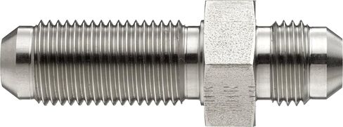 Brennan 2405-08-08-SS, Stainless Steel JIC Tube Fitting, 08MJ-08FP Straight Adapter, 1/2" Tube OD x 1/2"-14 NPTF, Male in Saudi Arabia