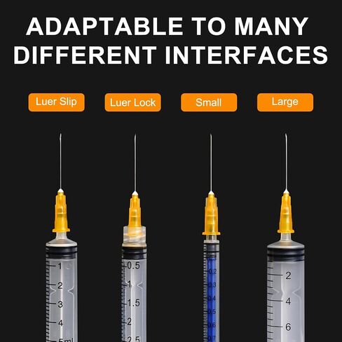 20 Gauge 1.5 Inch Needle Disposable Lab Supplies, Individual Package, Pack of 100 in Saudi Arabia