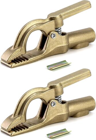 QWORK Welding Bronze Ground Clamp, 1.6 Pounds and 500A, 1 piece in Saudi Arabia