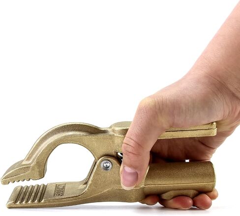 QWORK Welding Bronze Ground Clamp, 1.6 Pounds and 500A, 1 piece in Saudi Arabia