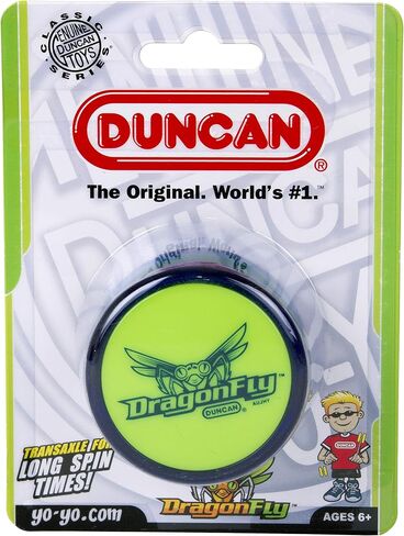 Duncan Dragonfly Yo-Yo -Clear with Green Cap in Kuwait