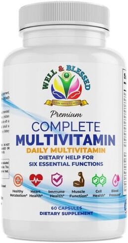 Complete Daily Multivitamin, 60 Capsules, White in Saudi Arabia
