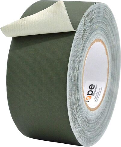 MAT Gaffer Tape Olive Drab Low Gloss Finish Film, 3 inch x 60 Yards, Residue Free, Non Reflective, Secure Cords to Stages, Great for Concerts or Trade Shows, Weddings, & Floor Marking in Saudi Arabia