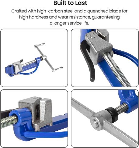 Steel Banding Strapping Tool Kit with Auger-Type Tensioner & Cutter, 3/5" x 100Ft Steel Strapping Band Coil, 100 Steel Buckles, Ideal for High Tensile Banding and Packing in Kuwait