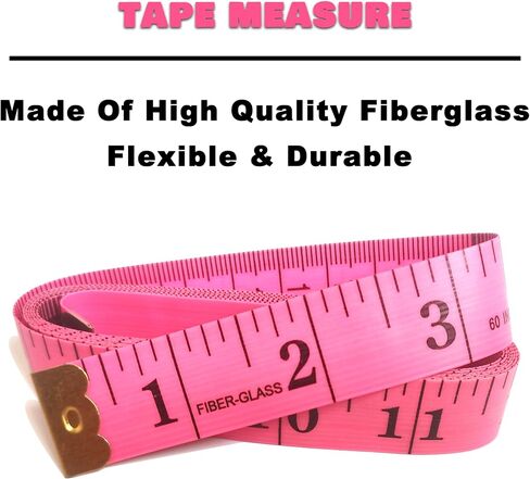 3 Pack Tape Measure Body Measuring Tape, Soft Measuring Tape for Body Weight Loss Sewing Cloth Measurement, 60 Inch Double Scale Tailor Ruler for Medical Measurement Nursing Craft (Yellow) in Kuwait