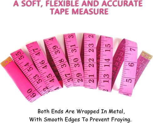 3 Pack Tape Measure Body Measuring Tape, Soft Measuring Tape for Body Weight Loss Sewing Cloth Measurement, 60 Inch Double Scale Tailor Ruler for Medical Measurement Nursing Craft (Yellow) in Kuwait