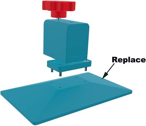 Zeberoxyz 1Kit سطح بناء فولاذي مرن قابل للإزالة ومنصة ألومنيوم 135 × 80 مم تستخدم لطابعة Anycubic Photon-S/Photon LCD ثلاثية الأبعاد in Kuwait