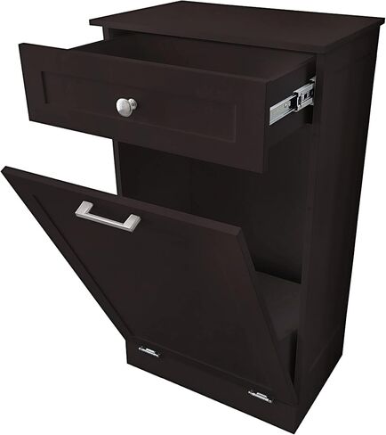 Northwood Calliger Tilt Out Trash Bin Cabinet or Laundry Hamper Solid Workmanship and New 2022 Design Cuts Assembly Time in Half! Hide Ugly Trash, add Countertop Space, Keep Pets Out! in Saudi Arabia