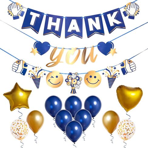 Pirese We Appreciate You Banner Decorations, Employee Appreciation Decorations, Thank You Sign, Staff Appreciation Banner, Thank You Banner, Team Appreciation Week for Teacher Nurse Doctor Pastor in Kuwait