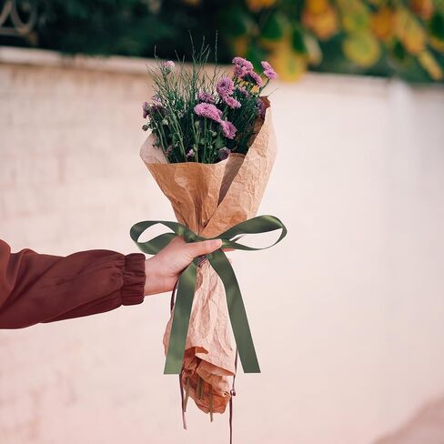 شريط ساتان ازرق مقاس 1 انش × 50 ياردة بلون واحد بلون ازرق فاتح من الساتان لتغليف الهدايا والحرف اليدوية ومشاريع الخياطة واكليل الزهور وتزيين حفلات الزفاف in Kuwait