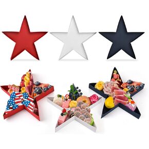 الولايات المتحدة الأمريكية مجموعة رسالة من الورق المقوى ل Charcuterie أحمر أبيض أزرق وطني قابل للتعبئة علبة ورق Charcuterie لعيد الاستقلال يوم الذكرى زينة الحفلات حاوية حلوى كب كيك الشوكولاتة in Kuwait