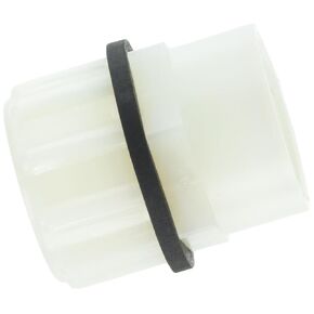 Diversitech 3/4 in. FIP Condensate Drain Pan Fitting, White, 1 Count (Pack of 1)