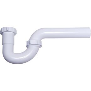 Plumb Pak PP20940 PlumPak P-Trap, 1-1/2 X 1-1/4 in, Slip Joint, PVC, White