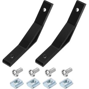 uxcell 2Set 135 Degree Angle Aluminum Profile Corner Bracket, Corner Brace Joint Connectors for 4040 Series with Bolts Nuts (Black)