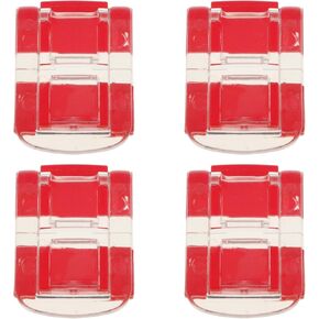 4PCS Clear Acrylic Lock Hasp Buckles Mini Hinge Hasp Clear Box Hinge Latch Hasp Lock Mini Acrylic Clasp Hasp Latch