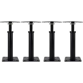Adjustable House Floor Jacks for Leveling, Floor Support Stands Post Pole, Total 6173 lb Max Height Capacity, 7-3/4 in -12 in Height Range(4 Pack)