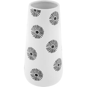 Karma Milo Bud Cream VASE Large (S22), White/Black