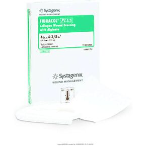 532982 - FIBRACOL Plus Collagen Wound Dressing 4 x 4-3/8, Large (12 Pack)