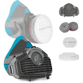 Reusable Respirators Half Facepiece Cover Half Face Cover for Painting, Welding, Spraying, Sanding, Against Dust, Chemicals