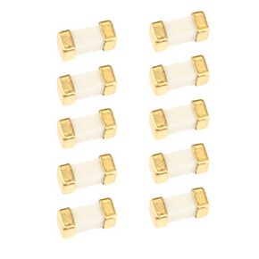 Bestol 10Pcs 1808/240/6125 Fast Acting SMD SMT 1A/2A/3A4A/5A 125V/250V/220V Surface Mount Fuse (125V 1808-3A)