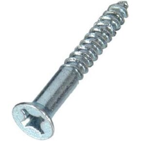 40004 4-Inch x 3/4-Inch Flat Head Phillips Wood Screw, 100-Pack, 0.75 inches, zinc