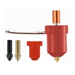 Ceramic Hotend Kit Hot End High Thermal Conductivity Print Head Heater Block High Temperature Heating Cartridge with Extra Silicone Cover Hardened Nozzle for Creality Ender 3 V3 KE/K1/K1 Max