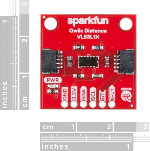 SparkFun Distance Sensor Breakout - 4 Meter, VL53L1X - (Qwiic) - Next Generation ToF Sensor Module - Operating Voltage 2.6V - 3.5V - 1mm Precision - +/-5mm Accuracy - Minimum Read Distance 4cm in Saudi Arabia