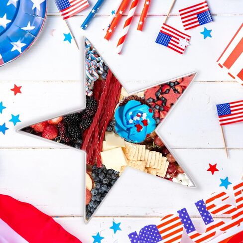 USA Set Cardboard Letter for Charcuterie Red White Blue Patriotic Fillable Tray Charcuterie Paper Box for Memorial Day Independence Day Party Decorations Chocolate Candy Cupcake Container in Saudi Arabia