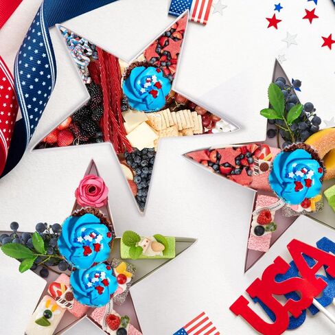USA Set Cardboard Letter for Charcuterie Red White Blue Patriotic Fillable Tray Charcuterie Paper Box for Memorial Day Independence Day Party Decorations Chocolate Candy Cupcake Container in Saudi Arabia
