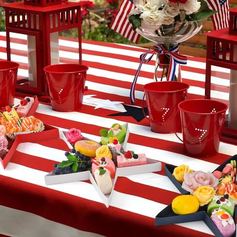 الولايات المتحدة الأمريكية مجموعة رسالة من الورق المقوى ل Charcuterie أحمر أبيض أزرق وطني قابل للتعبئة علبة ورق Charcuterie لعيد الاستقلال يوم الذكرى زينة الحفلات حاوية حلوى كب كيك الشوكولاتة in Kuwait