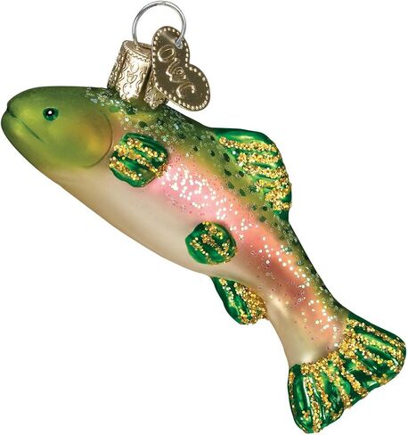 Old World Christmas Ornaments: Fish Collection Glass Blown Ornaments for Christmas Tree, Betta in Saudi Arabia