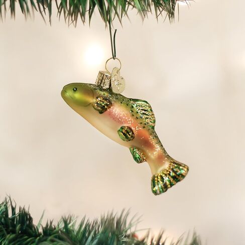 Old World Christmas Ornaments: Fish Collection Glass Blown Ornaments for Christmas Tree, Betta in Saudi Arabia