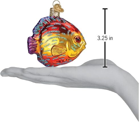 Old World Christmas Ornaments: Fish Collection Glass Blown Ornaments for Christmas Tree, Betta in Saudi Arabia