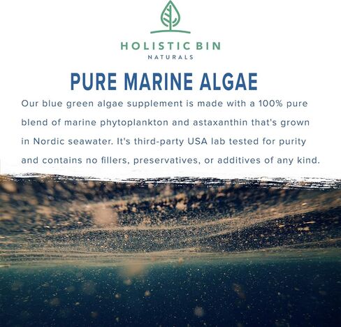 Holistic Bin Organic Astaxanthin Powder | Powerful Natural Antioxidant Supplement for Smoothies and Capsules | Whole Haematococcus Pluvialis Algae Supplement (20 Grams) in Kuwait