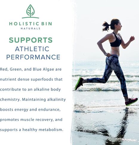 Holistic Bin Organic Astaxanthin Powder | Powerful Natural Antioxidant Supplement for Smoothies and Capsules | Whole Haematococcus Pluvialis Algae Supplement (20 Grams) in Kuwait