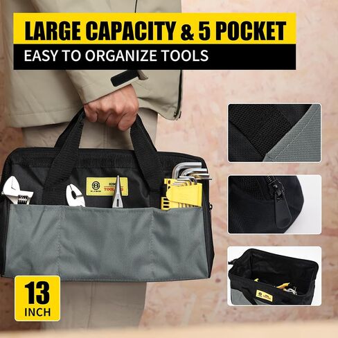 مجموعة أدوات B Bosi Tool مكونة من 142 قطعة مع حقيبة، مجموعة أدوات إصلاح المنزل مع حقيبة أدوات تخزين مفتوحة بفم عريض 13 بوصة (142 قطعة)، 142 قطعة (هذا المنتج غير مؤهل للحصول على خصومات) in Kuwait