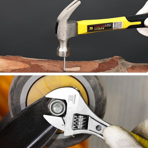 مجموعة أدوات B Bosi Tool مكونة من 142 قطعة مع حقيبة، مجموعة أدوات إصلاح المنزل مع حقيبة أدوات تخزين مفتوحة بفم عريض 13 بوصة (142 قطعة)، 142 قطعة (هذا المنتج غير مؤهل للحصول على خصومات) in Kuwait