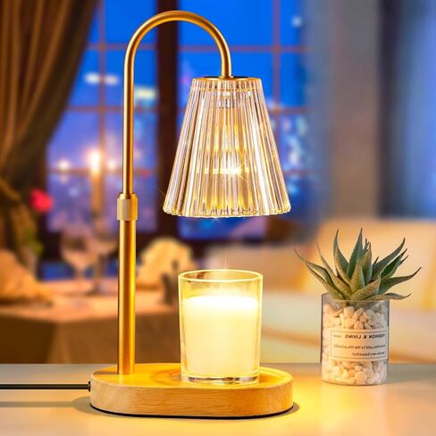 Candle Warmer Lamp with Timer, Dimmable Wax Melts Warmer for Candle Jars, Electric Black Candle Warmer Light for Bedroom, Decor Beside Lamp for Home in Saudi Arabia