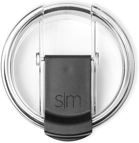 Simple Modern Tumbler Coffee Lid Replacement | Reusable Insulated Lid ONLY Fits Simple Modern, S|M Voyager | Flip Lid | Voyager Collection | Clear in Saudi Arabia