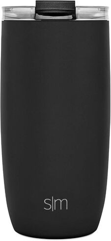 Simple Modern Tumbler Coffee Lid Replacement | Reusable Insulated Lid ONLY Fits Simple Modern, S|M Voyager | Flip Lid | Voyager Collection | Clear in Saudi Arabia