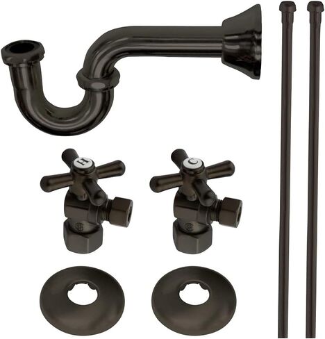 Kingston Brass KPK101P Made to Made Plumbing Supply Combo Kit, Polished Chrome in Saudi Arabia