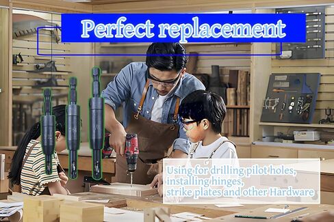Upgraded Self Centering Drill Bit Set for 1/4 in Vix Bit Bosch Hex Shank Drill, 3/32", 7/64", 1/8", CC2430#6#8#10 Self Centering Drill Bit Center Finding Drill Bit, 3 Piece in Saudi Arabia